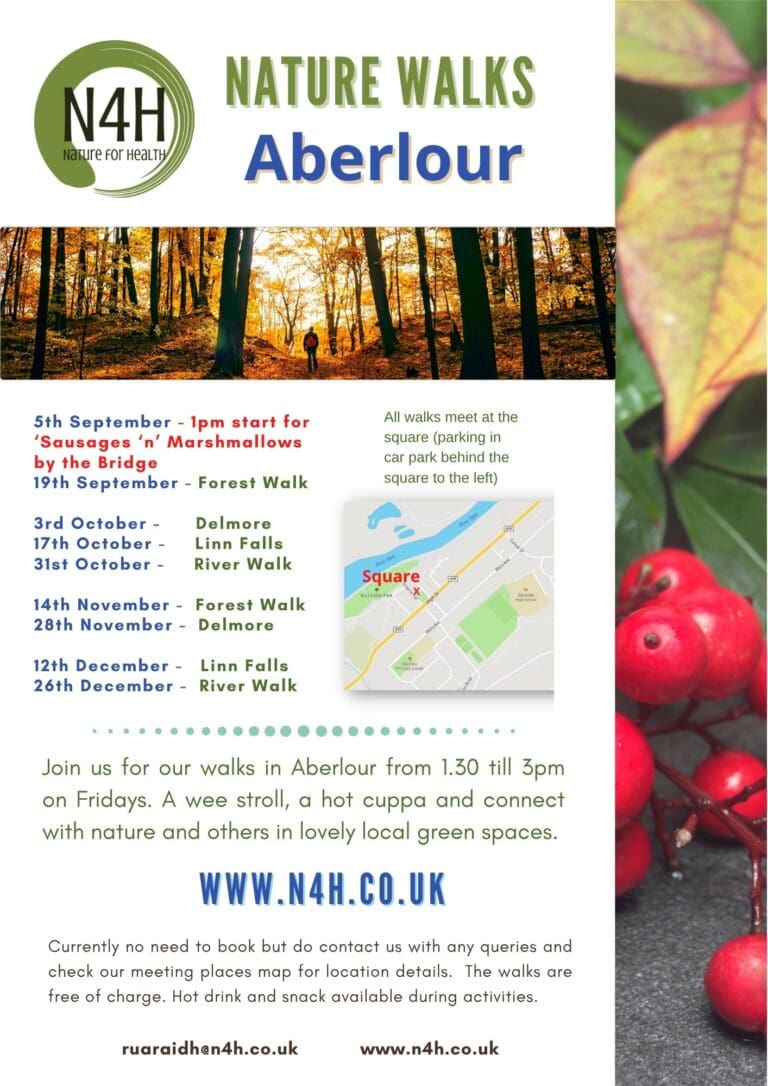 Aberlour walks September to December