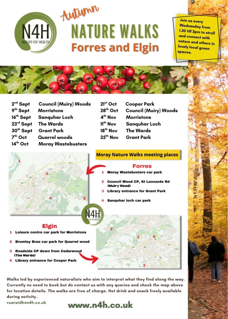 Moray Nature walk locations