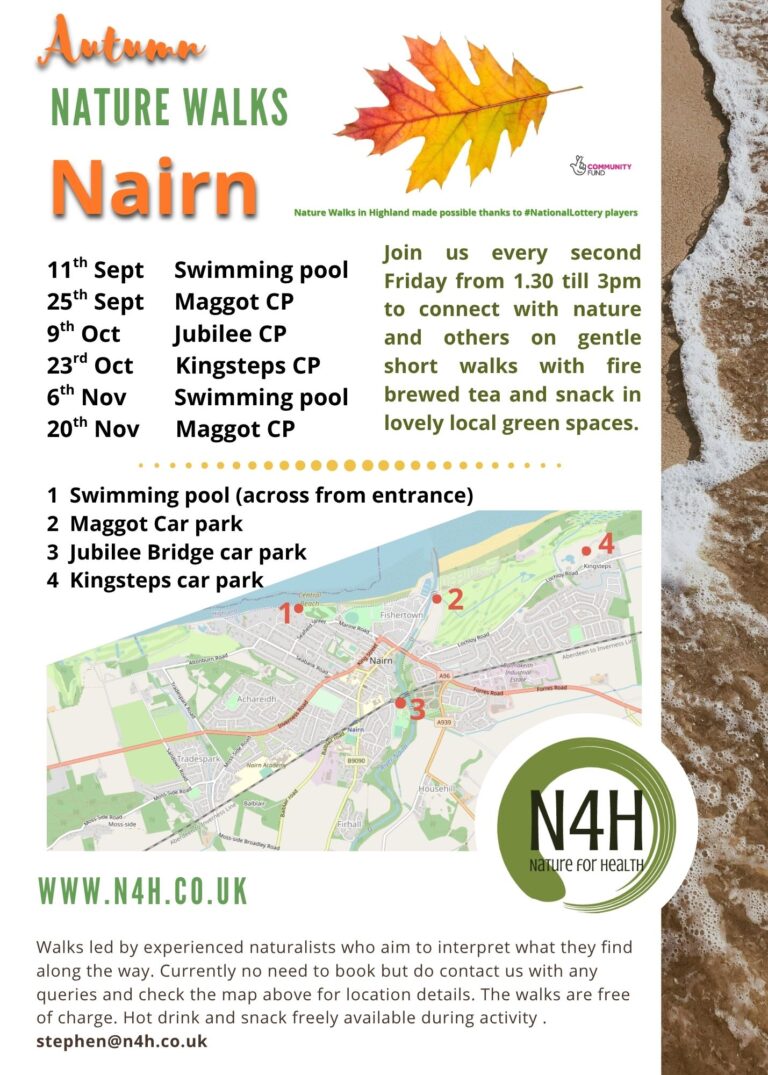 Nairn Nature Walk locations